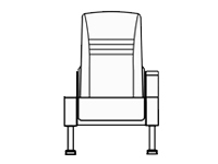 Кресло Сидней (мод.КТ2) 1 посадочное место
